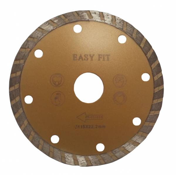 דיסק יהלום זהב טורבו ("4.5/"9) EASY-FIT 