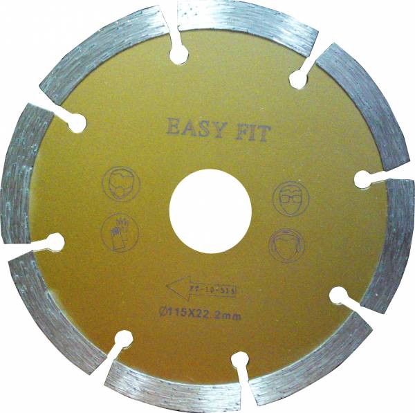 דיסק יהלום זהב מחורץ ("4.5/"9) EASY-FIT