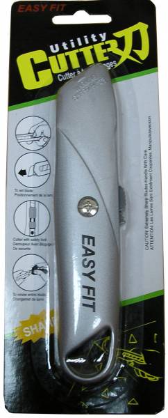 סכין זזה מקצועי אפור פלקט EASY-FIT 219BC